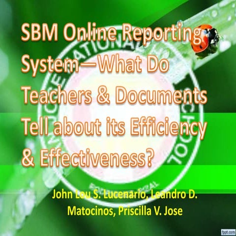 Sbm manual | PDF