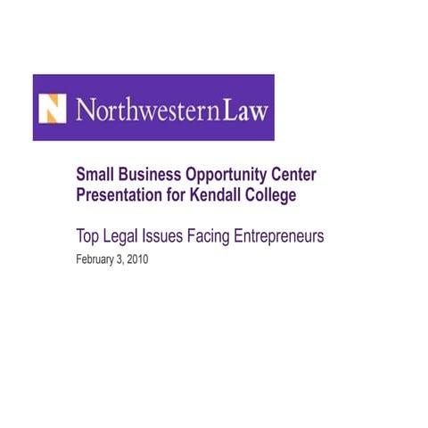 Kendall College Presesntation