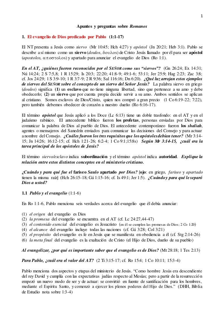 Karma Frases Para Gente Mala Que Se Cree Buena Sbp, romanos, apuntes y preguntas (2020)