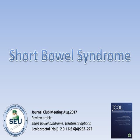 Short Bowel Syndrome