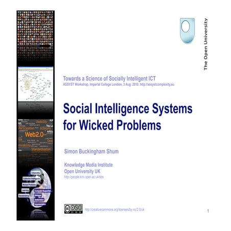 Social Intelligence Systems for Wicked Problems