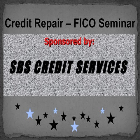 Sbs Credit Services 2012 Presentation