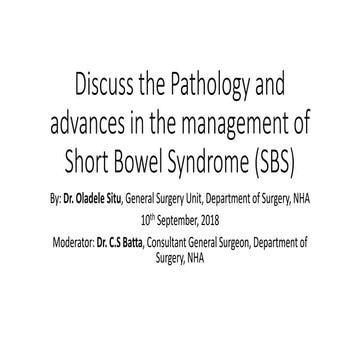 Short Bowel Syndrome