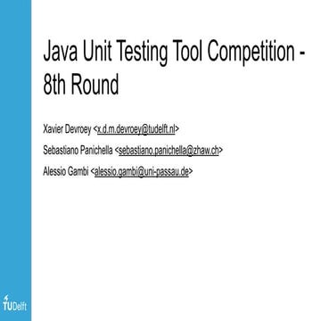 SBFT Tool Competition 2024 -- Python Test Case Generation Track | PDF