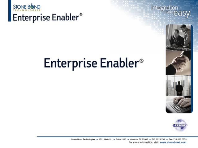 Enterprise Enabler- Presentation
