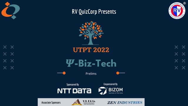 UTPT 2022 Sci-biz-tech Quiz prelims