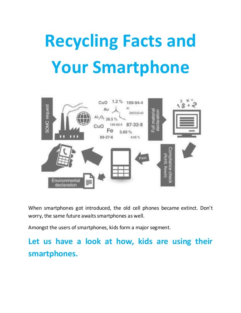 Recycling Facts and Your Smartphone