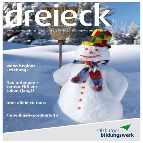 Erwachsenenbildungs-Magazin dreieck 02/2012