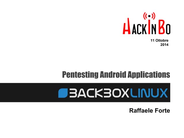 Pentesting Android with BackBox 4