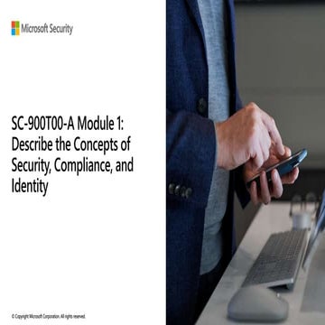 SC-900 Concepts of Security, Compliance, and Identity