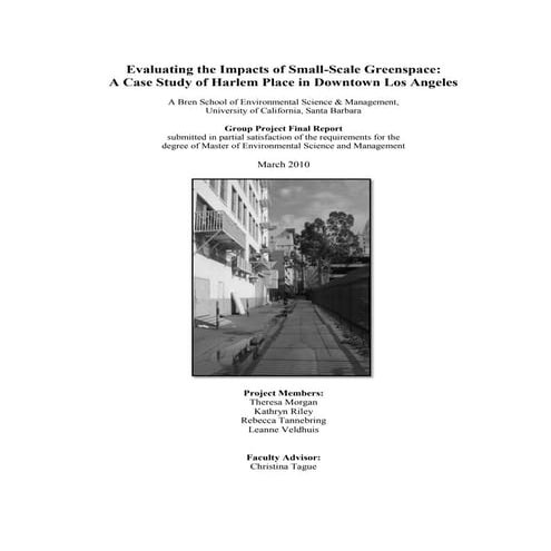 Harlem Place Project Final Report