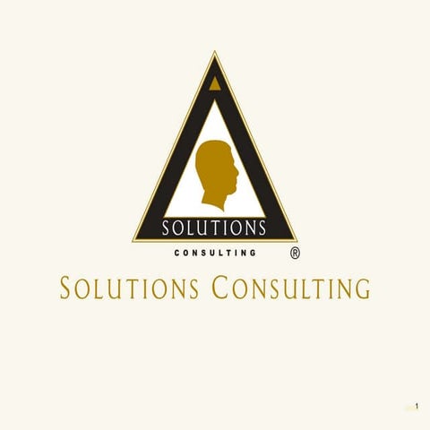 Solutions Consulting Brief Corporate Presentation