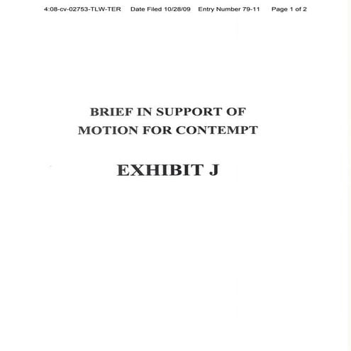 Exhibit J   SB Letter To Mc Cabe To Return Em