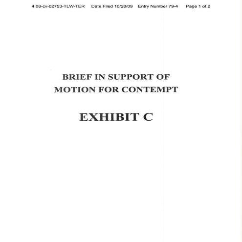   Receipt by HKS Of Hard Drives From S.Brown 1 21 09