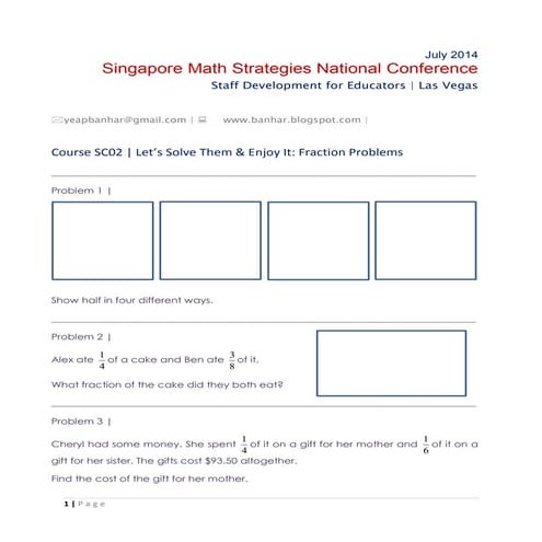 Sc02 fraction problems