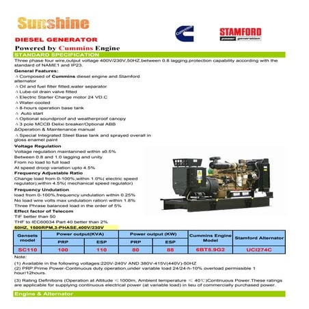 Sc110 cummins | PDF