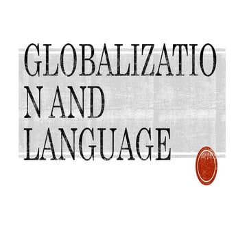 Sem 4 Paper15_Globalization and language