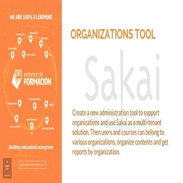 SAKAI ORGANIZATION TOOLS