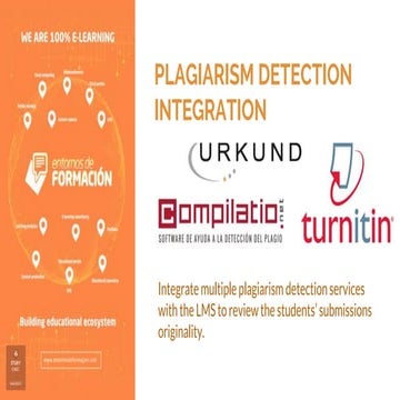 PLAGIARISM INTEGRATIONS