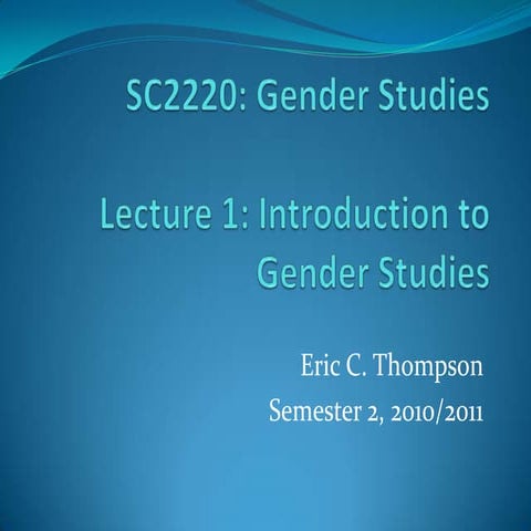 Sc2220 lecture 1 2011