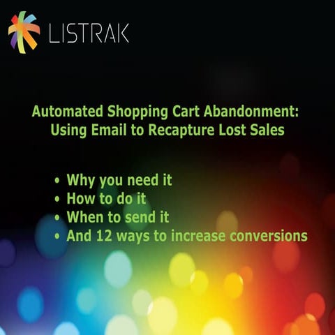 Shopping Cart Abandonment - 12 Tips to Improve Online Sales Conversions ...