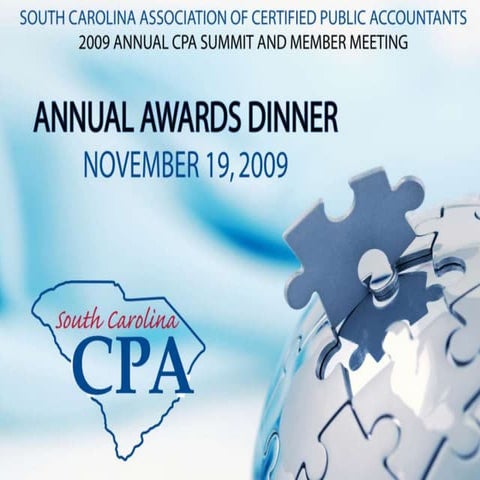 2009 SCACPA Awards PowerPoint