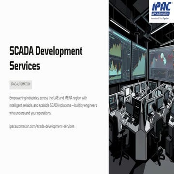 Comprehensive SCADA Development Services for Industrial Automation in ...