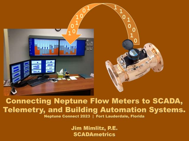 Connecting Neptune Flow Meters to SCADA, Telemetry, and Building Automation S...