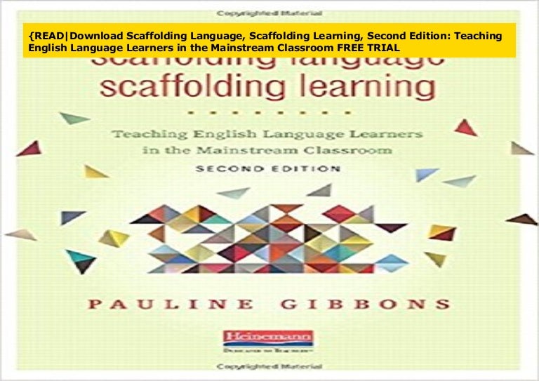 {READDownload Scaffolding Language, Scaffolding Learning, Second Edi…