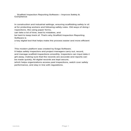 Powerful Scaffold Inspection Reporting Software for Construction Teams ...