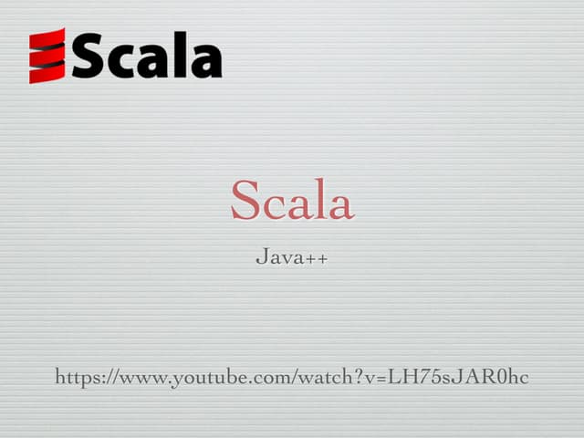 Scala | PPT