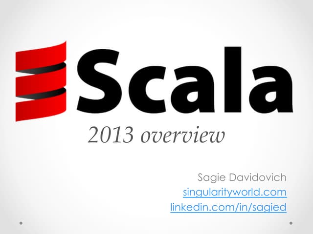 Scala 2013 review