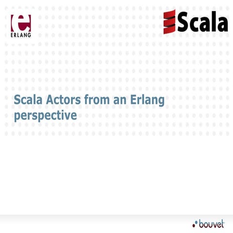 Scala actors erlang