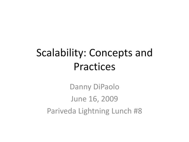 Scalability