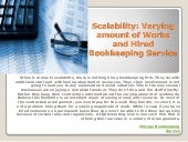 Scalability: Varying amount of Works and Hired Bookkeeping Service