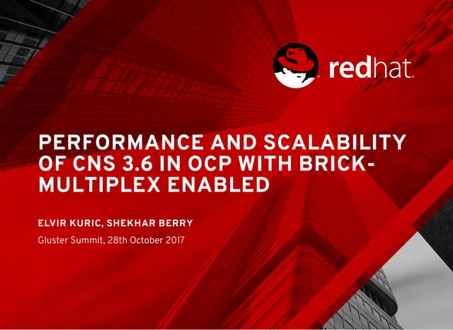 Scalability and Performance of CNS 3.6