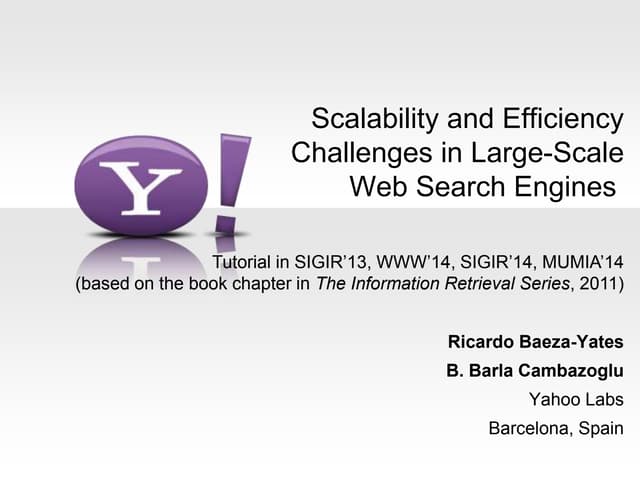 Scalability andefficiencypres