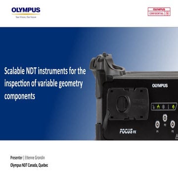 Scalable NDT Instruments for the Inspection of Variable Geometry Components