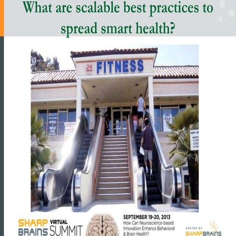 What are scal­able best prac­tices to spread smart health? 