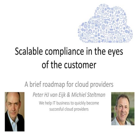 Scalable cloud governance, risk management and compliance