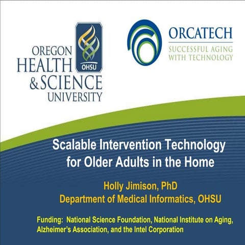 Scalable Intervention Technology for Older Adults