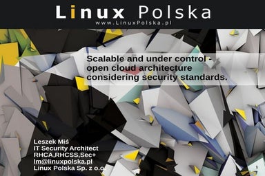 Atmosphere 2014: Scalable and under control - open cloud architecture conside...