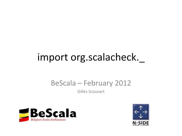ScalaCheck