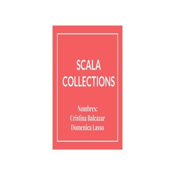 Scala collections