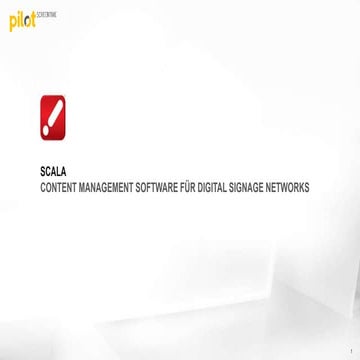 Digital Signage mit Scala