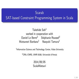 Scarab: SAT-based Constraint Progra...