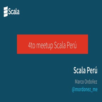 Paradigmas de programación y un vistazo a lo funcional (Cuarta meetup Scala P...