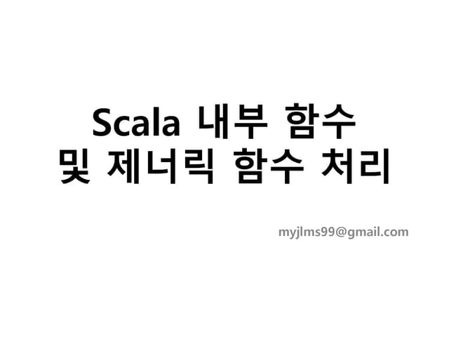 Scala nested function generic function