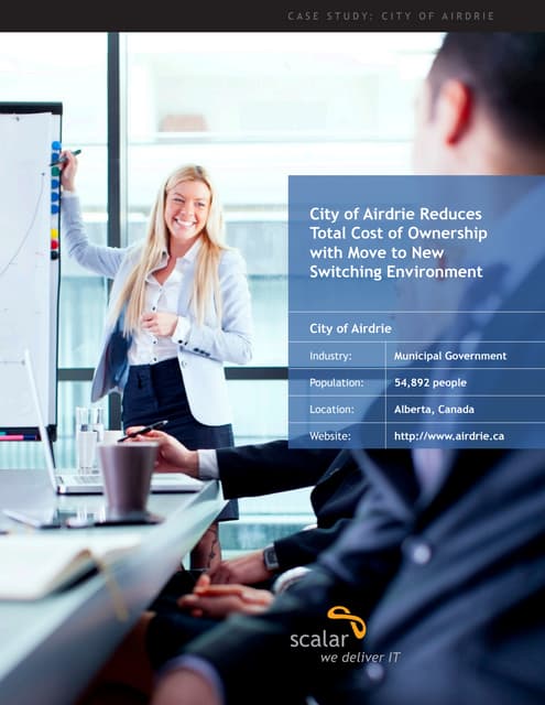 City of Airdrie: Scalar Customer Case Study