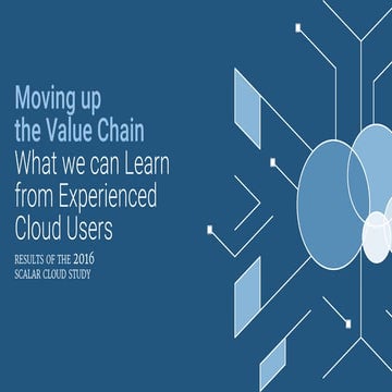 Moving up the Value Chain: What we can Learn from Experienced Cloud Users